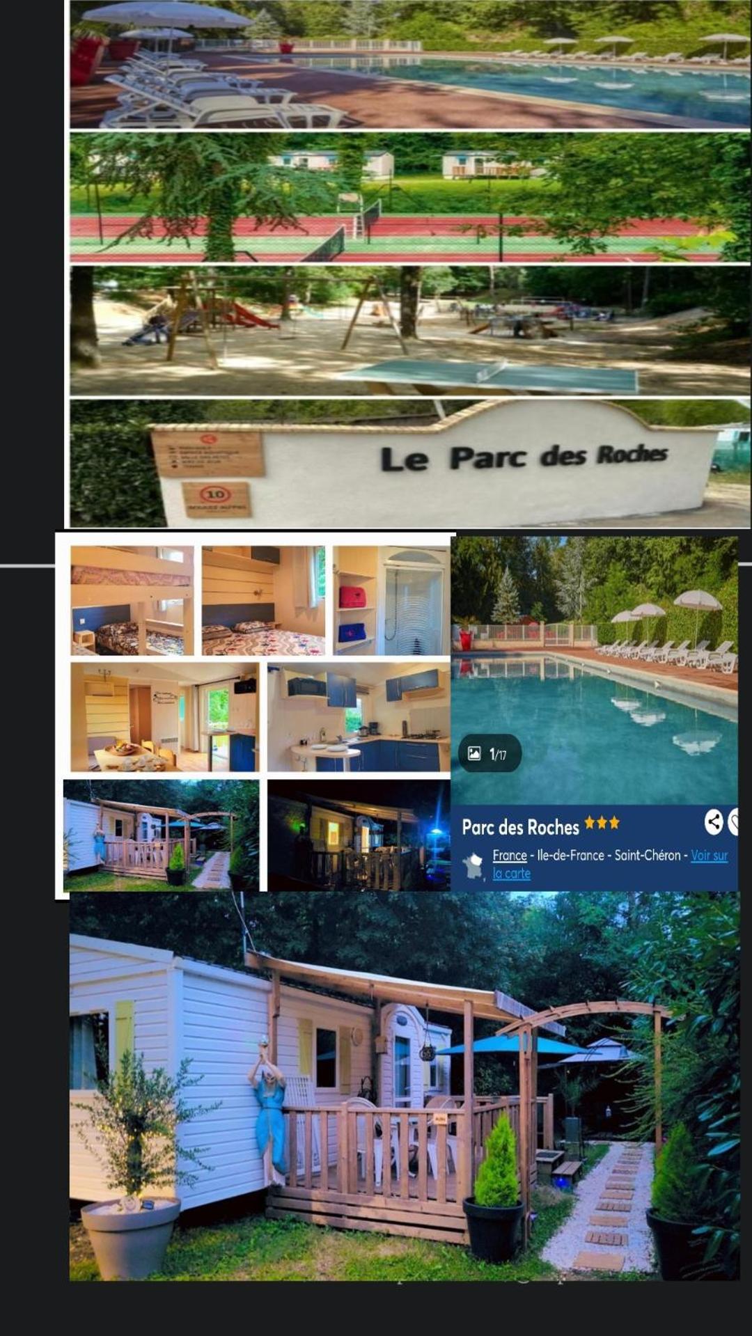 Camping Marvilla Parks -Parc Des Roches 91530 Saint-Chéron エクステリア 写真
